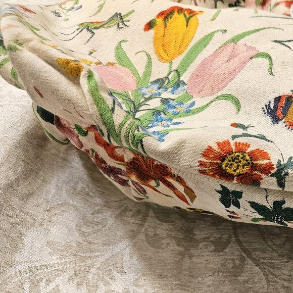 Gucci "Flora" vintage hobo bag canvas, gold shield tag, authenticity certificate - Picture 8 of 12